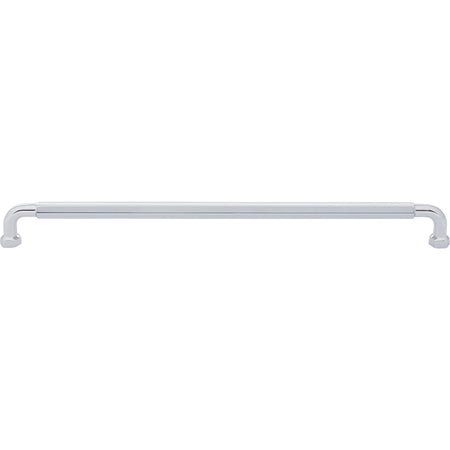 Top Knobs TK3206PC: 12" cc Dustin Cabinet Pull - Polished Chrome