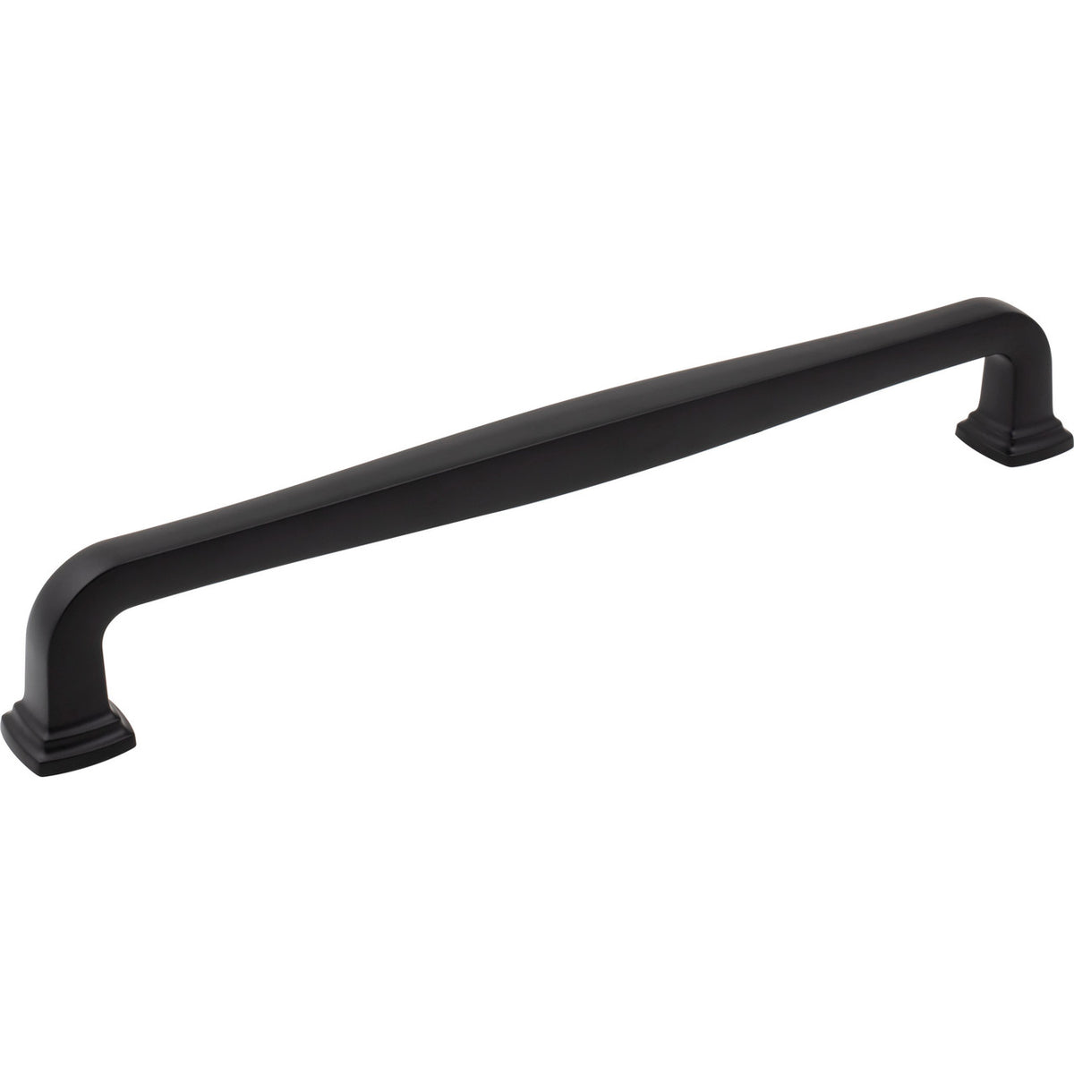 Jeffrey Alexander 782-12MB: 12" cc Fontana Appliance Pull - Matte Black