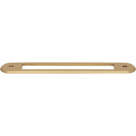 Top Knobs TK3353HB: 5-1/16" Brockwell Oval Backplate - Honey Bronze
