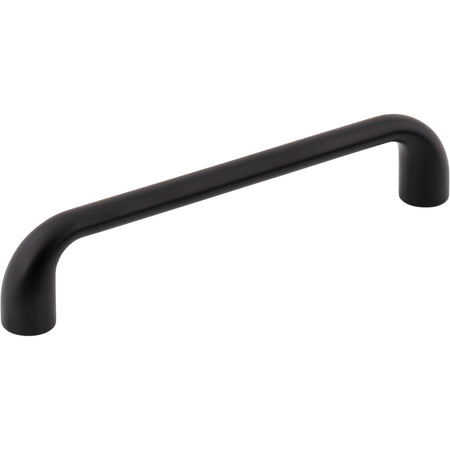 Jeffrey Alexander 329-128MB: 128mm cc Loxley Bar Cabinet Pull - Matte Black