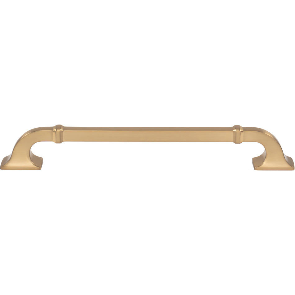 Top Knobs TK3314HB: 7-9/16" cc Califon Cabinet Pull - Honey Bronze