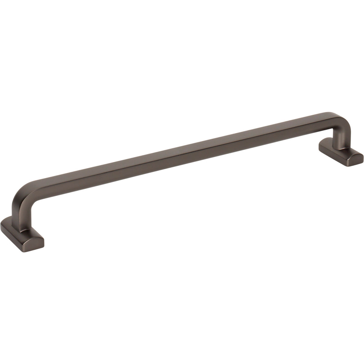 Top Knobs TK3166AG: 8-13/16" cc Harrison D-Handle Cabinet Pull - Ash Gray