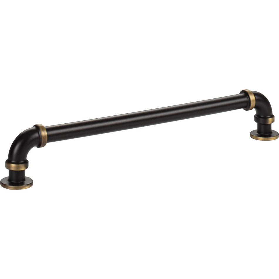 Atlas 369-CFB: 7-9/16" cc Steam Punk Cabinet Pull - Cafe Bronze