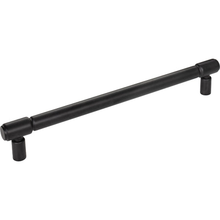Top Knobs TK3119BLK: 18" cc Regent's Park Clarence Cabinet Pull - Flat Black