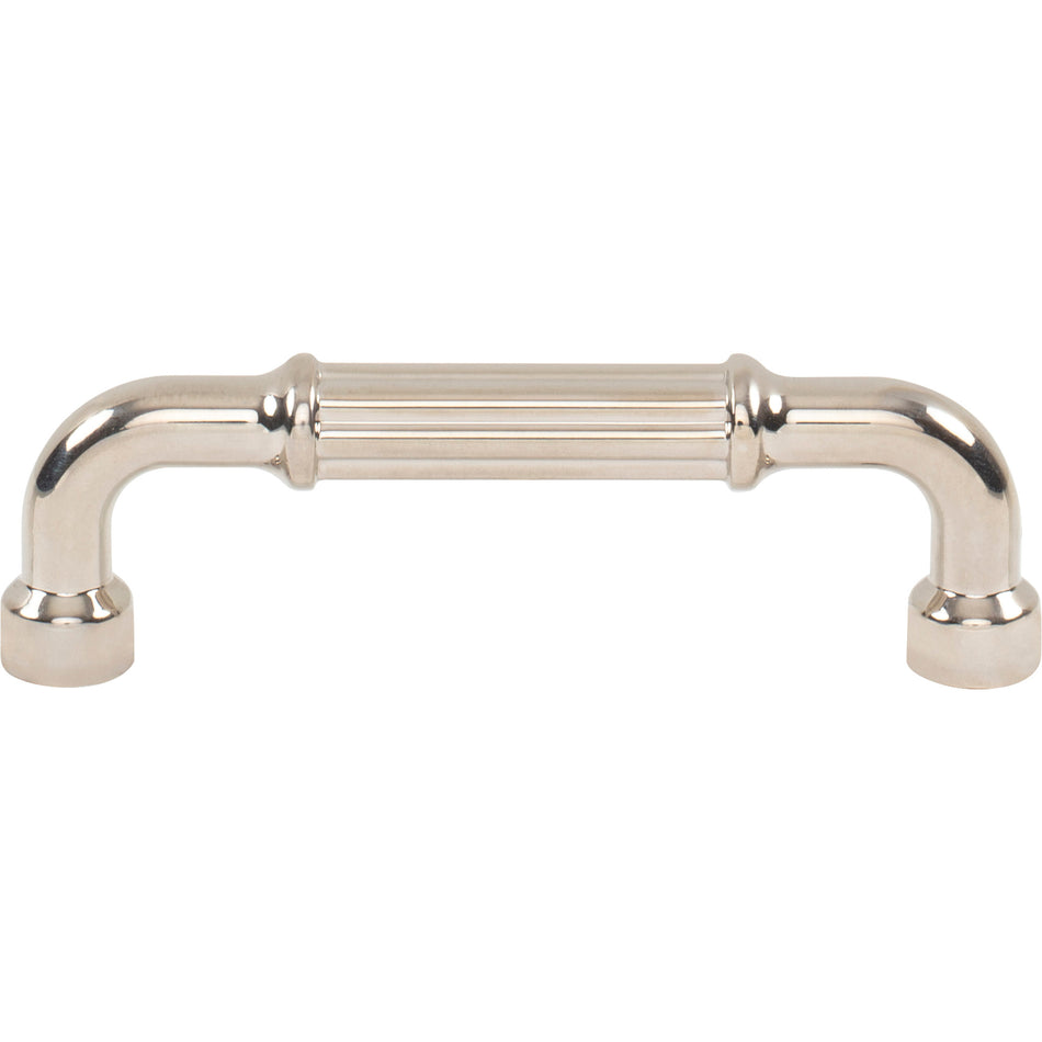 Top Knobs TK3402PN: 3-3/4" cc Pemberton Cabinet Pull - Polished Nickel