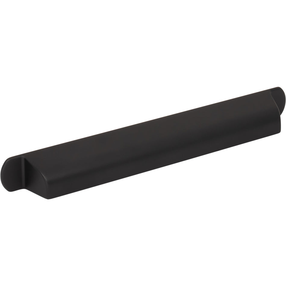 Top Knobs TK3364BLK: 7-9/16" Cressing Cup Cabinet Pull - Flat Black