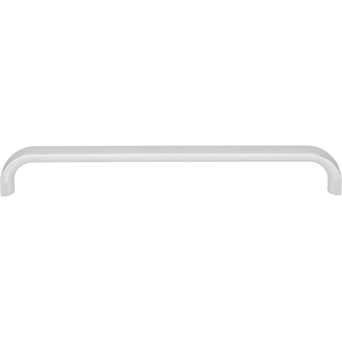 Top Knobs TK3348PC: 12" cc Brockwell Appliance Pull - Polished Chrome