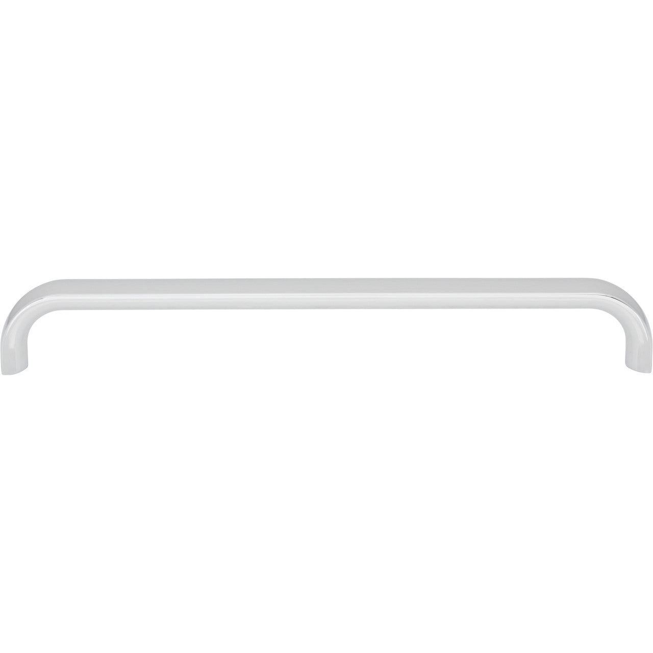 Top Knobs TK3348PC: 12" cc Brockwell Appliance Pull - Polished Chrome