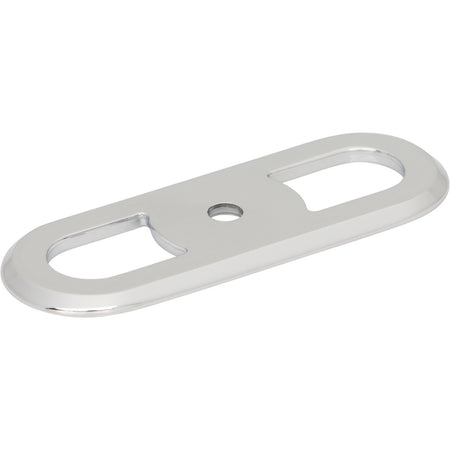 Top Knobs TK3351PC: 2-3/4" Brockwell Round Backplate - Polished Chrome