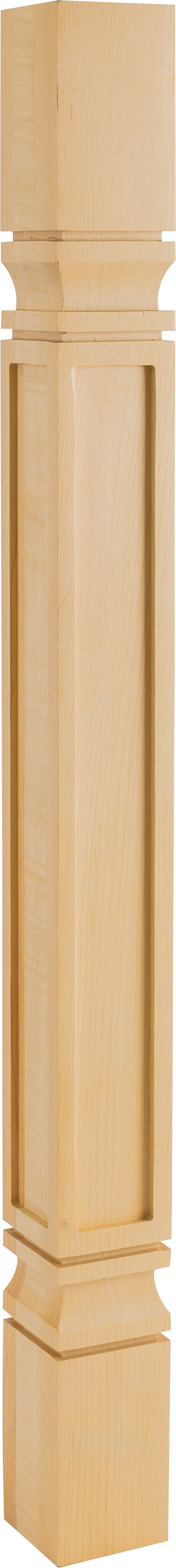 Hardware Resources PS-9-3MP: 3" x 3" x 35-1/2" Square Mission Post - Maple