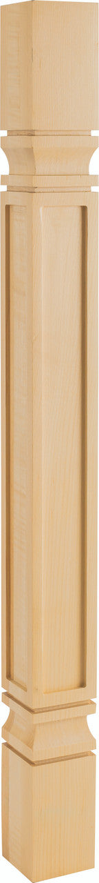 Hardware Resources PS-9-3MP: 3" x 3" x 35-1/2" Square Mission Post - Maple