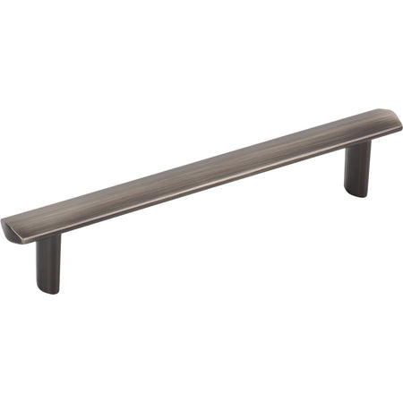 Elements 641-128BNBDL: 128mm cc William Bar Cabinet Pull - Brushed Pewter