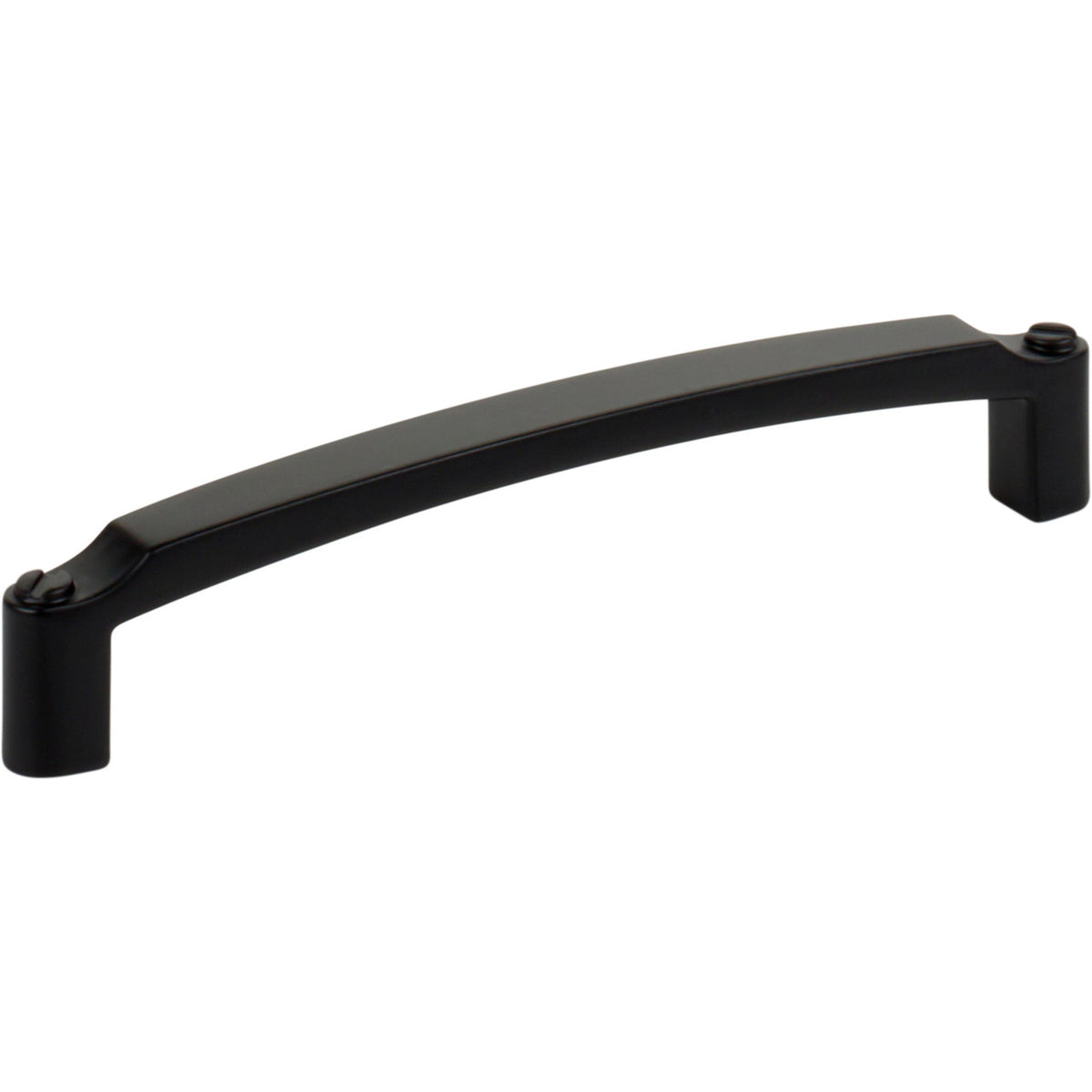 Top Knobs TK3172BLK: 5-1/16" cc Haddonfield D-Handle Cabinet Pull - Flat Black