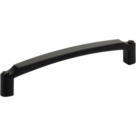 Top Knobs TK3172BLK: 5-1/16" cc Haddonfield D-Handle Cabinet Pull - Flat Black