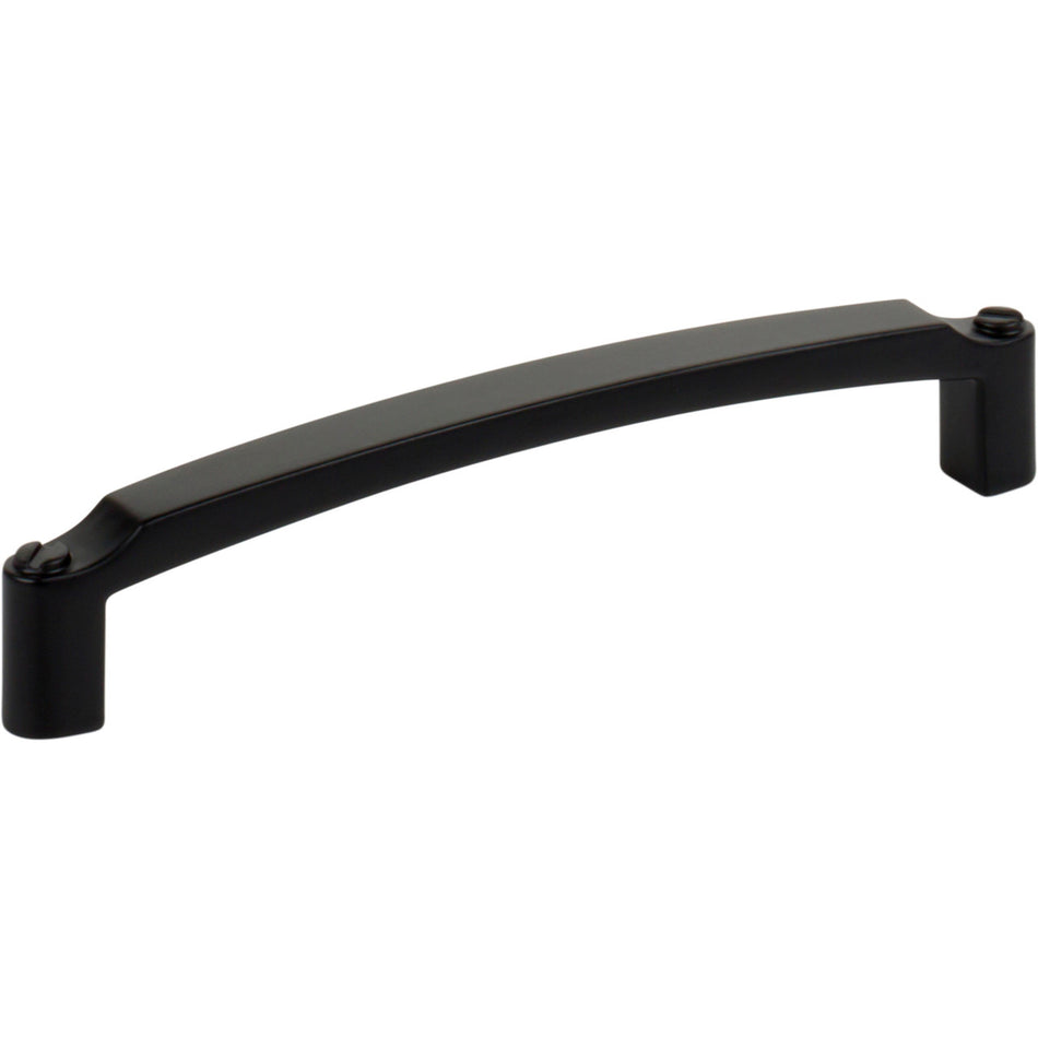 Top Knobs TK3172BLK: 5-1/16" cc Haddonfield D-Handle Cabinet Pull - Flat Black