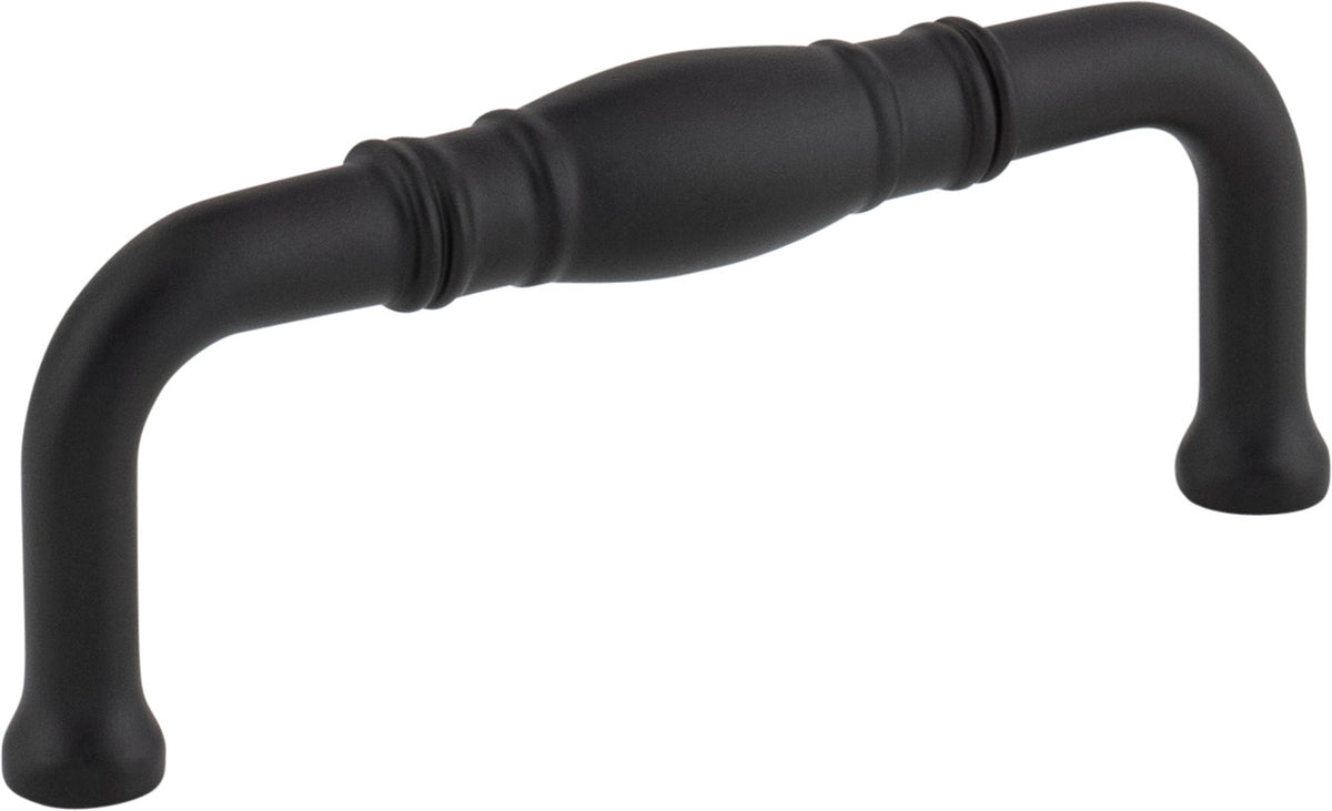 Jeffrey Alexander Z290-3-MB: 3" cc Durham Cabinet Pull - Matte Black