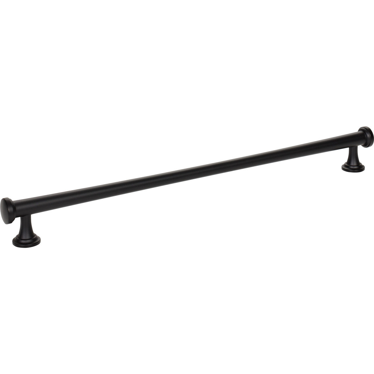 Atlas 443-BL: 12" cc Browning Cabinet Pull - Matte Black