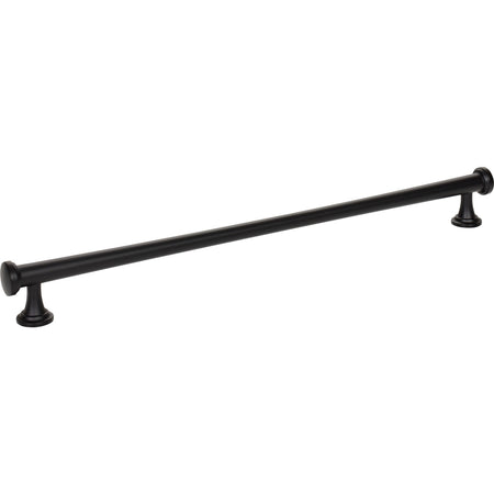 Atlas 443-BL: 12" cc Browning Cabinet Pull - Matte Black