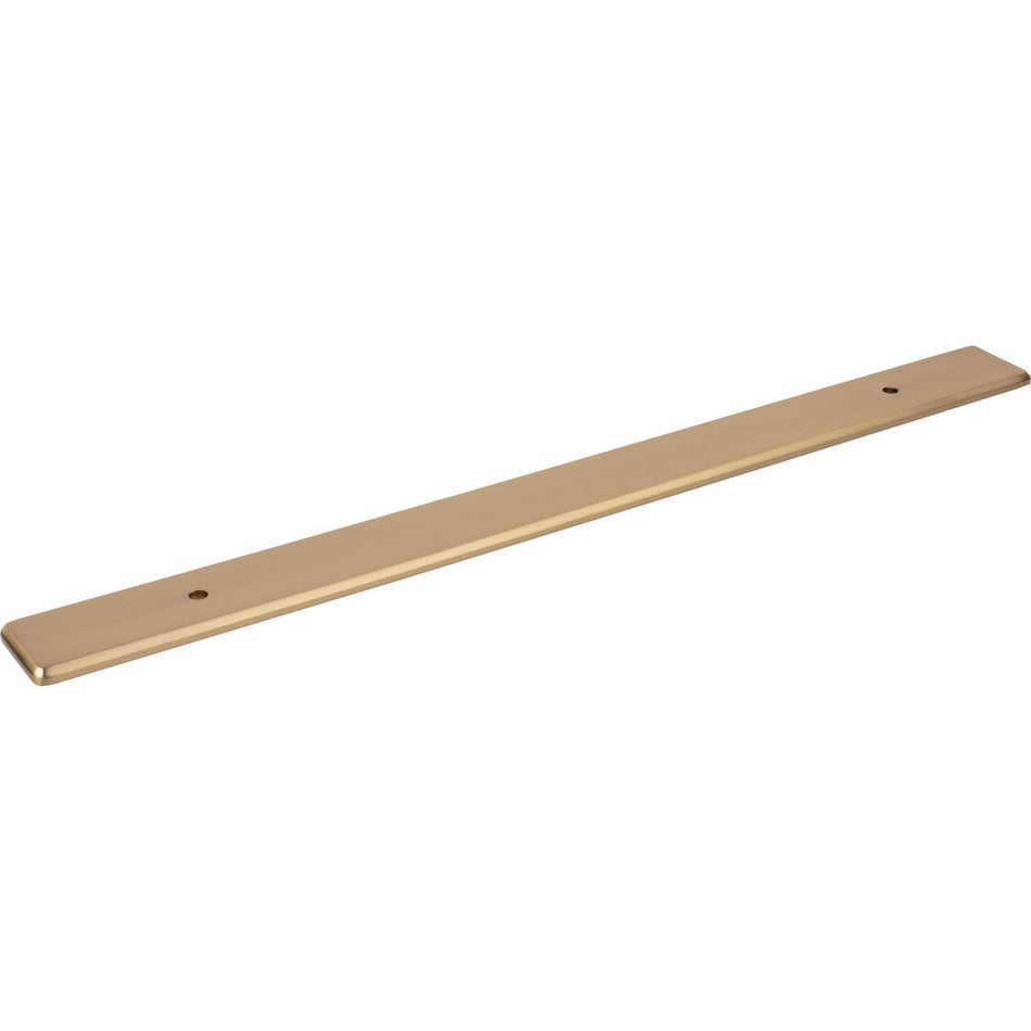 Top Knobs TK3287HB: 17" Radcliffe  Backplate - Honey Bronze