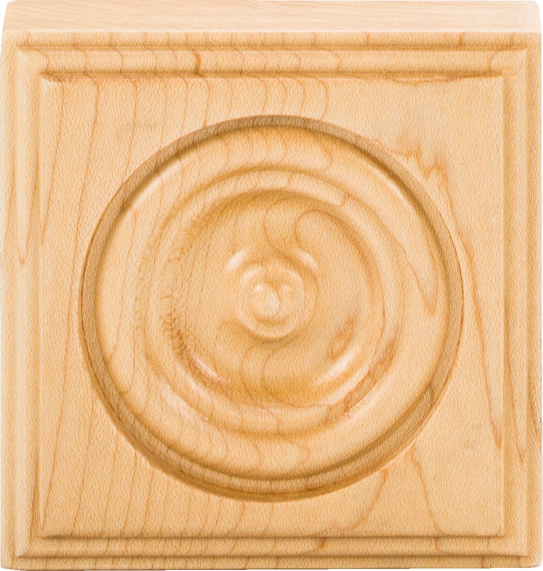 Hardware Resources ROS2MP: 3" x 3" x 7/8" Traditional Rosette - Hard Maple