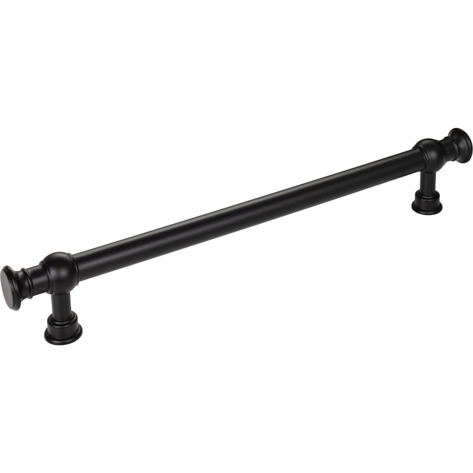 Top Knobs TK3127BLK: 12" cc Regent's Park Ormonde Cabinet Pull - Flat Black