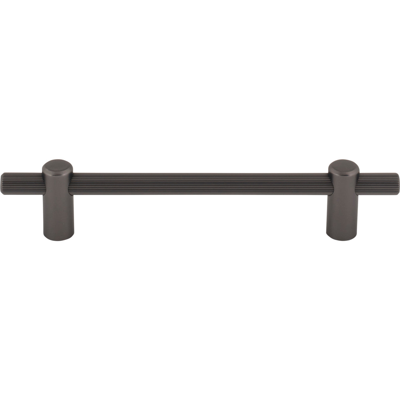 Top Knobs TK3253AG: 5-1/16" cc Dempsey Bar Cabinet Pull - Ash Grey
