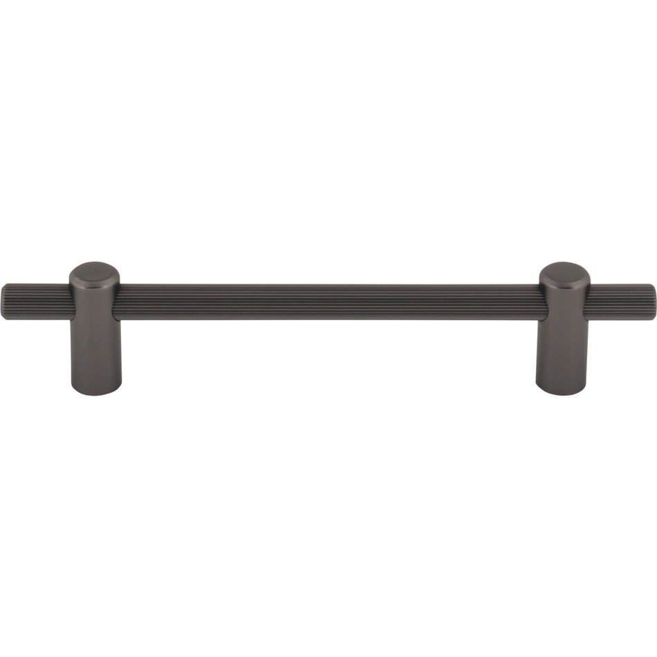 Top Knobs TK3253AG: 5-1/16" cc Dempsey Bar Cabinet Pull - Ash Grey