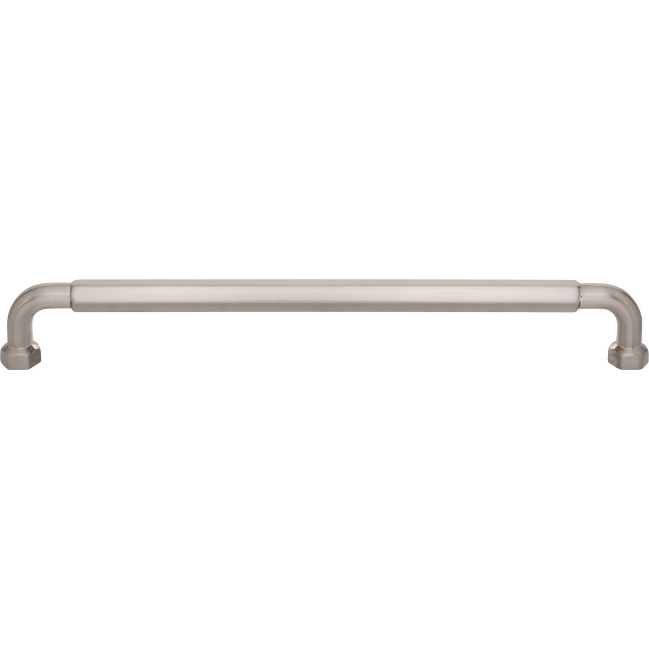 Top Knobs TK3205BSN: 8-13/16" cc Dustin Cabinet Pull - Brushed Satin Nickel