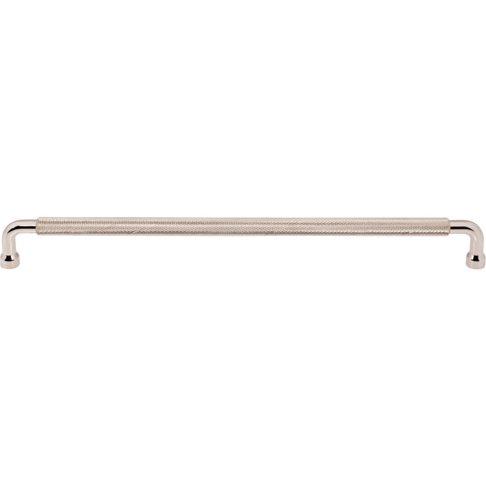 Top Knobs TK3267PN: 12" cc Garrison Bar Cabinet Pull - Polished Nickel