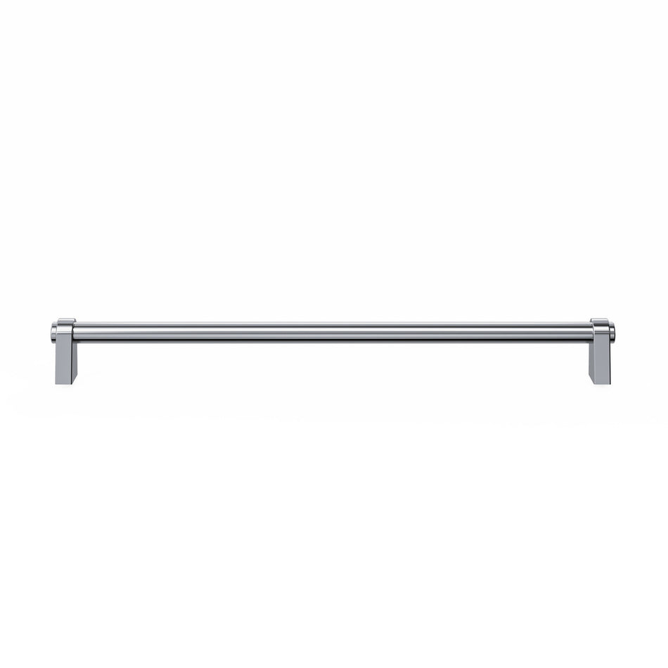 Top Knobs TK3202PC: 5-1/16" cc Dustin Cabinet Pull - Polished Chrome