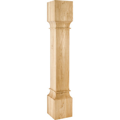 Hardware Resources P35-6-WO: 6" x 6" x 35-1/2" Square Post - White Oak