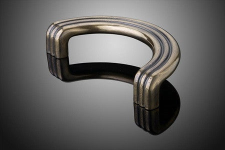 Forms+Surfaces 12" cc Artisan Half-Circle Cast Door Pull