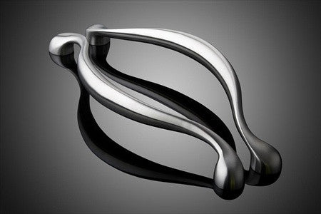 Forms+Surfaces 20" cc Allegro Offset Cast Door Pull