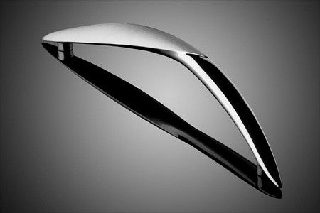 Forms+Surfaces 12"cc Meridian Bow Cast Door Pull (right)