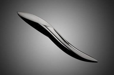 Forms+Surfaces 12" cc Meridian S-Shaped Cast Door Pull (left)