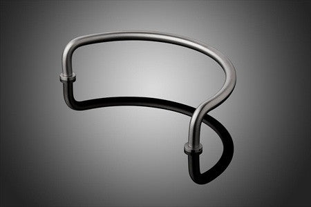 Forms+Surfaces DT0631 12" cc Round Bar C-Shaped Door Pull