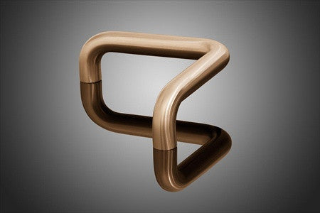 Forms+Surfaces DT1241 Series 12" cc Round Bar Boomerang Door Pull