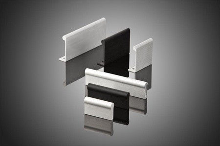 Forms+Surfaces 1-3/4" cc Mesa Edge Cabinet Pull