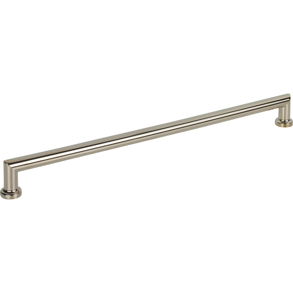 Top Knobs TK3156PN: 12" cc Morris D-Handle Cabinet Pull - Polished Nickel