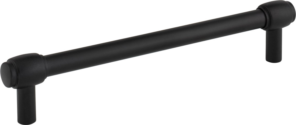 Jeffrey Alexander 885-160MB: 160mm cc Hayworth Bar Cabinet Pull - Matte Black