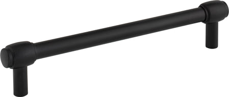 Jeffrey Alexander 885-160MB: 160mm cc Hayworth Bar Cabinet Pull - Matte Black