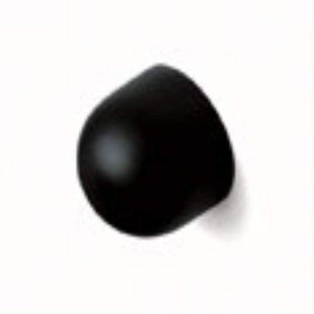 Forms+Surfaces 1" Diameter Neoprene Dome Cabinet Knob - Black