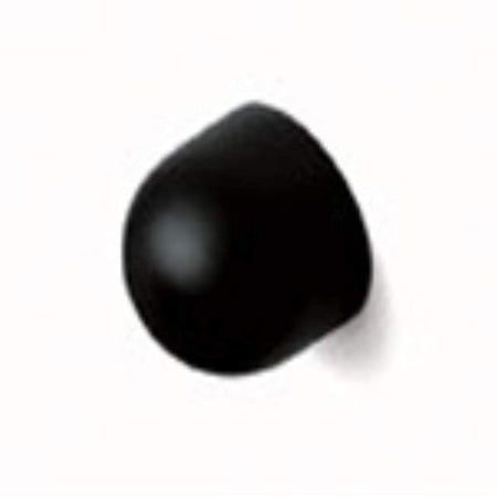 Forms+Surfaces 1-1/2" Diameter Neoprene Dome Cabinet Knob - Black