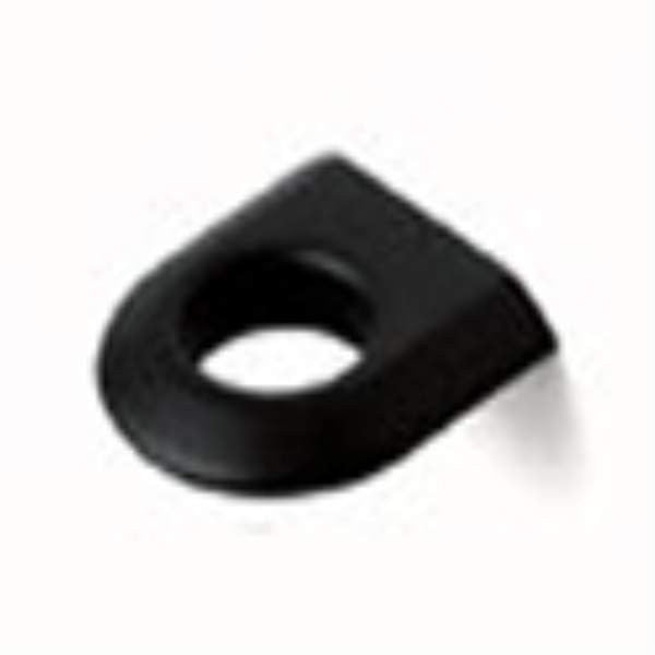 Forms + Surfaces: 28mm cc Neoprene Cabinet Pull - Black