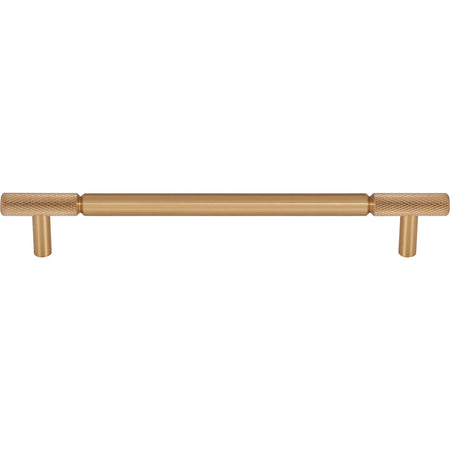 Top Knobs TK3243HB: 7-9/16" cc Prestwick Bar Cabinet Pull - Honey Bronze