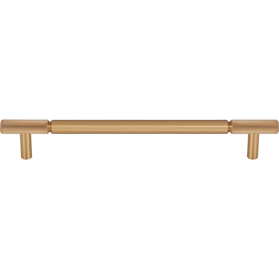 Top Knobs TK3243HB: 7-9/16" cc Prestwick Bar Cabinet Pull - Honey Bronze