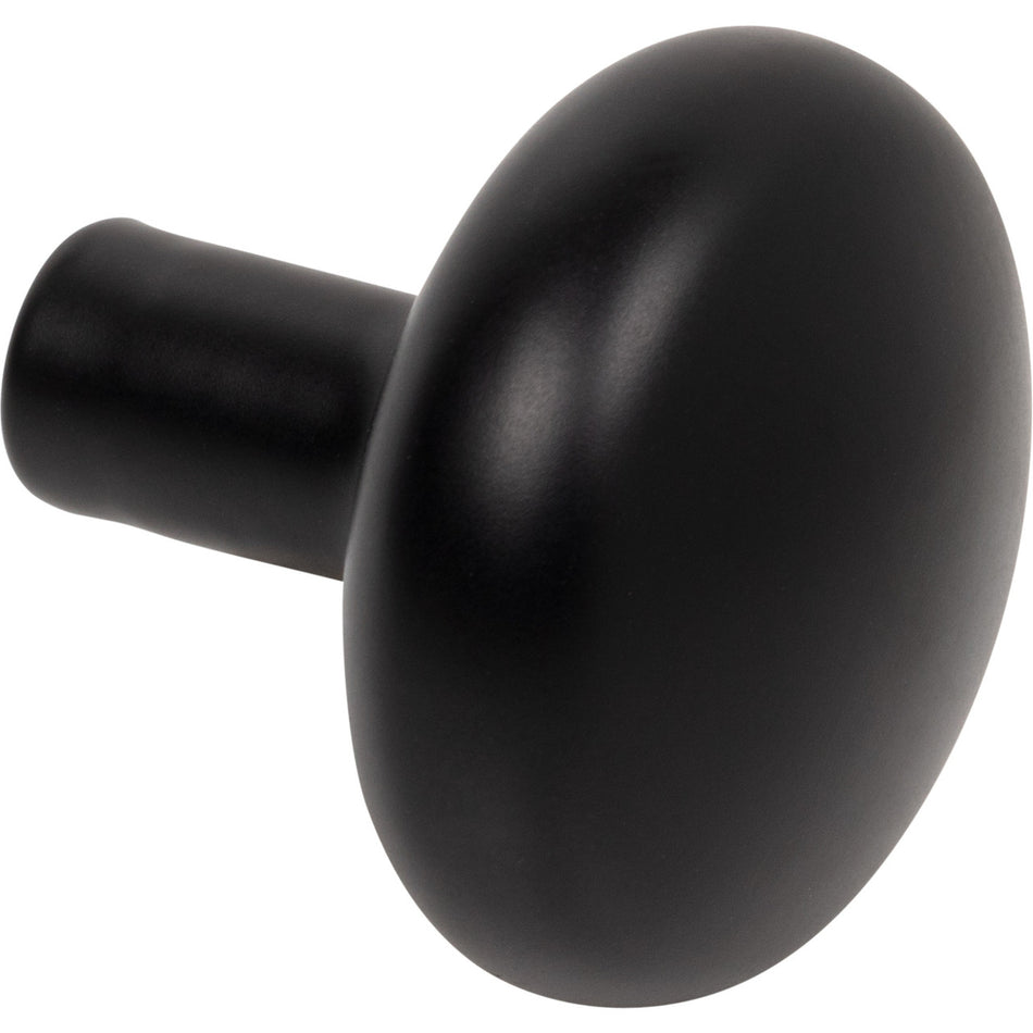 Jeffrey Alexander 329MB: 1-1/4" Loxley Mushroom Cabinet Knob - Matte Black