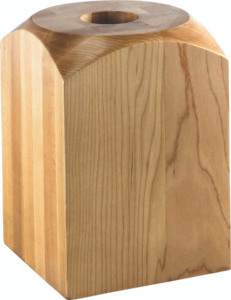 Hardware Resources FPB1-CH: 5-1/16" x 5-1/16" x 7-1/16" Fireplace Column Base - Cherry
