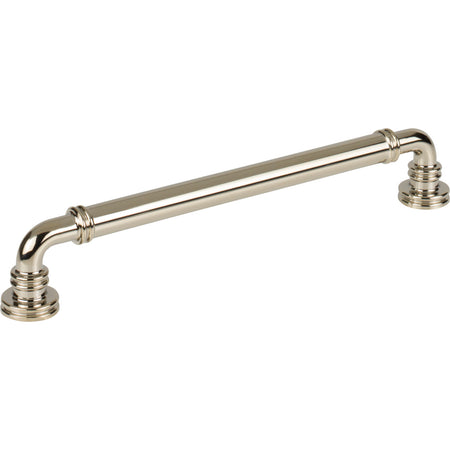 Top Knobs TK3144PN: 7-9/16" cc Cranford D-Handle Cabinet Pull - Polished Nickel