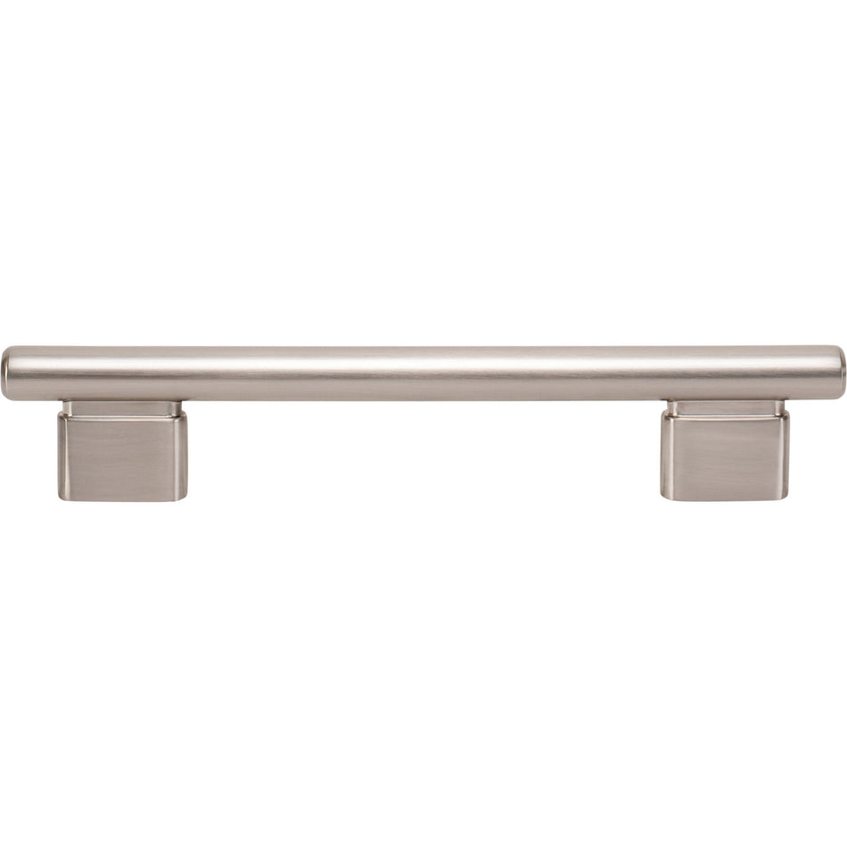 Atlas A513-BRN: 128mm cc Holloway Round Bar  Cabinet Pull - Brushed Nickel